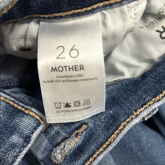 MOTHER Blue Women's Jeans - Picture 10 of 11